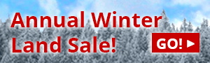 Annual Winter Land Sale!