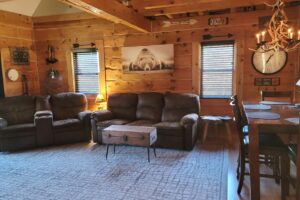 Log Home and 30x40 Garage on 5.65 Acres in Kickapoo River Valley!