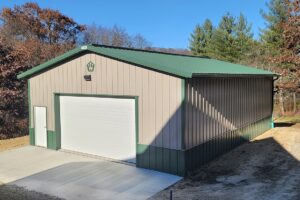 Log Home and 30x40 Garage on 5.65 Acres in Kickapoo River Valley!