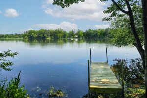 Prime lakefront land for sale in west-central Wisconsin