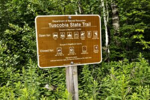 Land for sale in Northwest Wisconsin near Tuscobia State Trail.