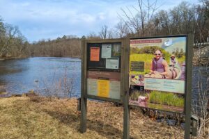 2+ acre buildable wooded land near Spooner, Wisconsin with electric, cleared trails, privacy, and access to the Namekagon River and public forest