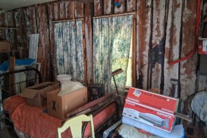 Somo River waterfront property near Tomahawk & Tripoli, WI. Includes cabin, well, septic, and electric. Nearly 400 ft frontage